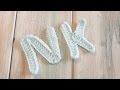 Crochet How To Crochet Letters K N Crochet Extras