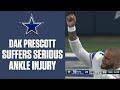 Cowboys QB Dak Prescott to undergo ankle surgery after suffering compound fracture vs. Giants