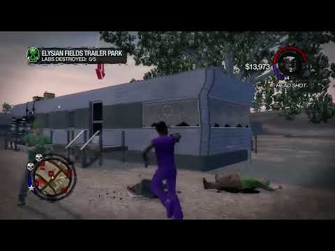 Saints row 2 anniversary run part 4 that Infamous ￼Sundae Mission￼ / blow up The trailers￼￼