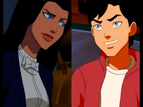 Young justice  Zatanna and Captain Marvel