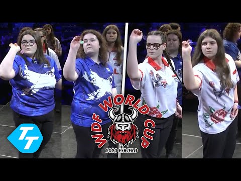 Girls Pairs Final Scotland v England - WDF World Cup 2023 from Esbjerg Denmark Day 4 Afternoon