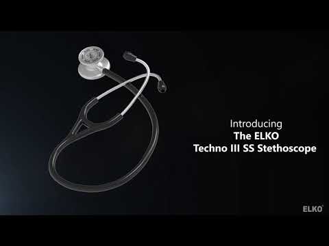 ELKO EL-170 TECHNO III SS Stainless Steel Dual Head Acoustic Stethoscope
