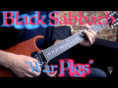 Black Sabbath - War Pigs (Rhythm) - Metal Guitar Lesson (w/TABS)