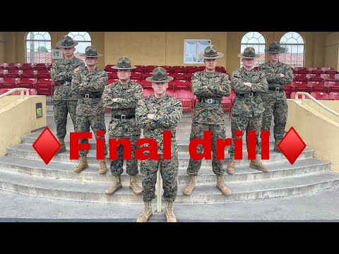 Marine Corps senior drill Instructor final drill MCRD San Diego【国際結婚 アメリカ生活】サンディエゴ🌴ブートキャンプインストラクター