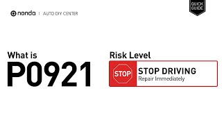 Que es obd b0921 GMC