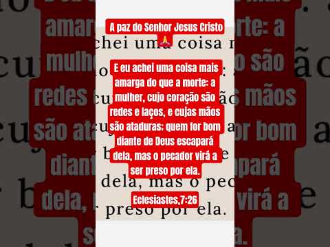 Irmãs vamos vigia para não cai no laço do inimigo, em nome de Jesus Cristo 🙏