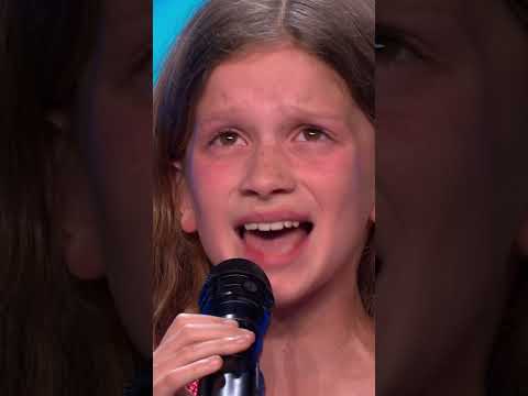 A GRAVITY DEFYING performance from 11-year-old Olivia | Auditions | BGT 2023 | #shorts