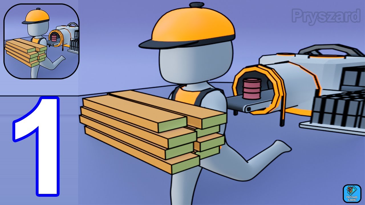 Mini Train Tycoon - Gameplay Walkthrough Part 1 Tutorial Collect Wood From Train (iOS,Android)