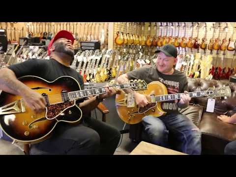 Kirk Fletcher & Josh Smith playing a pair of Gibson Super 400CES