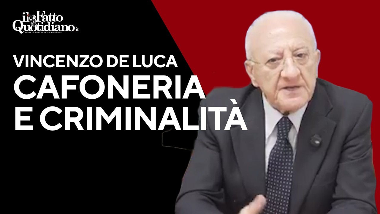 De Luca: "Droga, parcheggiatori abusivi e degrado: la politica ignora i problemi reali"