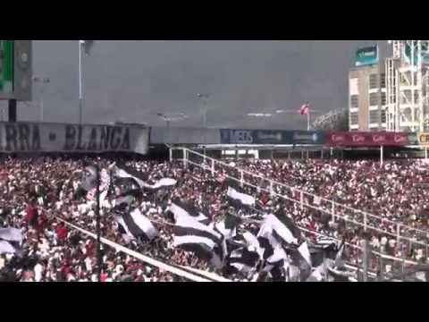 "Ingreso de La Famosa La Gloriosa GARRA BLANCA - contra los sin aliento" Barra: Garra Blanca • Club: Colo-Colo