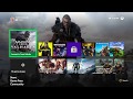 Xbox Series X Dashboard Startup