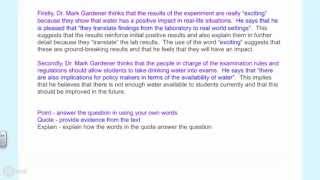 preview picture of video 'AQA GCSE English / English Language : Question 1b Sample Answer (F)'