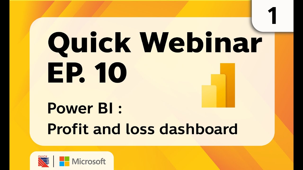 (1/3)การสร้าง Profit and Loss Dashboard ด้วย Power BI Dashboard (Part1/3)