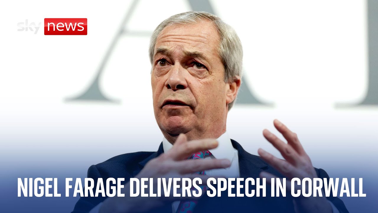 Nigel Farage delivers speech at Reform Cornwall Conference