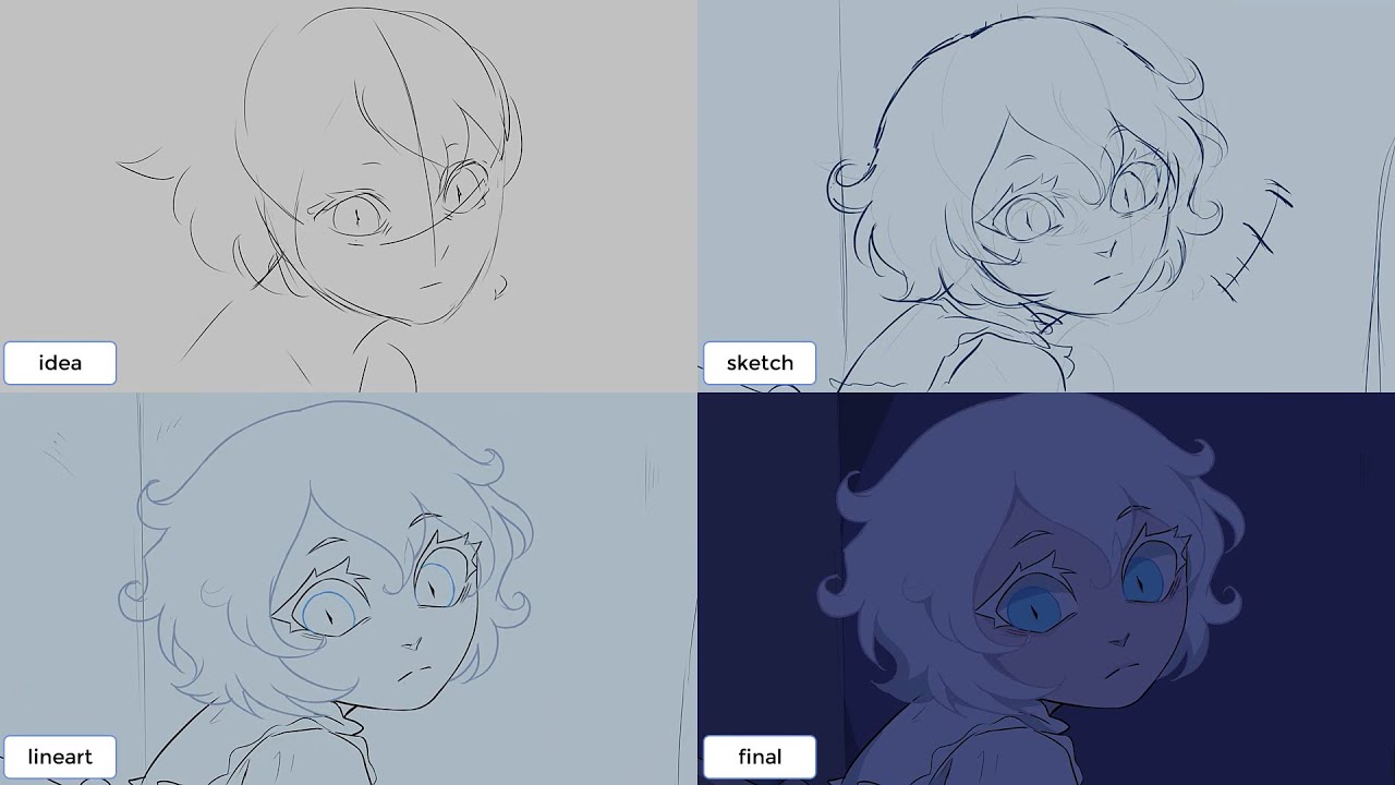 Skazka animation process (+speedpaint)
