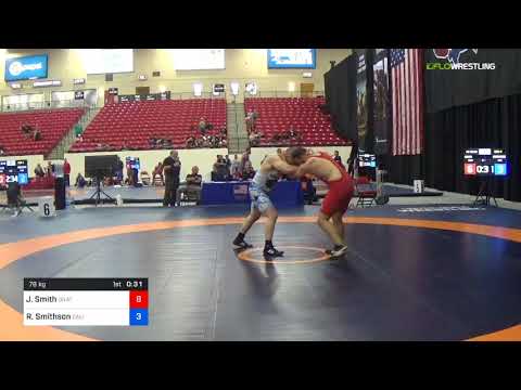 2018 Marine Corps US Open/Masters B Freestyle 78 Con 4 - Jayson Smith (Unat) Vs. Russ Smithson (Ca
