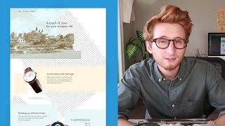 How to design a modern landing page - Design Time 12