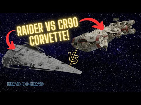 CR90 Corvette VS Raider Corvette! Head-to-Head: Rebel? Or Imperial?