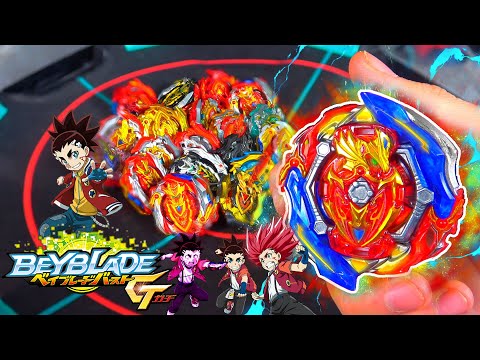 UNION ACHILLES vs ALL ACHILLES EVOLUTIONS | Beyblade Burst GT Battles ベイブレードバーストガチンコ