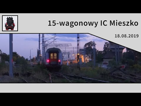 Najdłuższy IC Mieszko - 15 wagonów (+EP09-046)