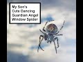 CUTE DANCING GUARDIAN ANGEL WINDOW SPIDER