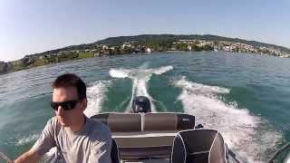 preview picture of video 'Aluminiumboot Silver Fox BR 485 (2013) silverboote.ch'