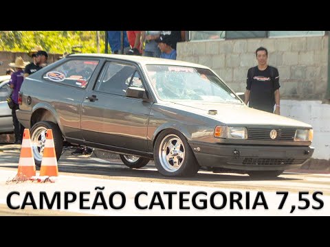 Gol Quadrado Turbo de Arrancada - + de 500cv - Fueltech ft450 - Campeão Categoria 7,5 No Prep ECPA