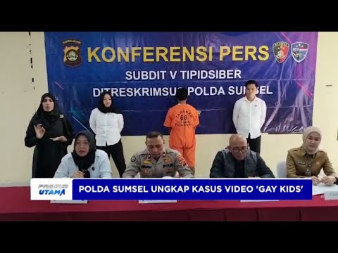 POLDA SUMSEL UNGKAP KASUS VIDEO ''GAY KIDS''