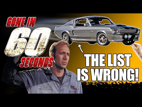 8 Mistakes and Details in Gone In 60 Seconds Only Car Enthusiasts Would Notice | On Board