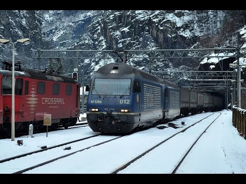Traffico e neve sulla Ferrovia del Sempione (3/4)
