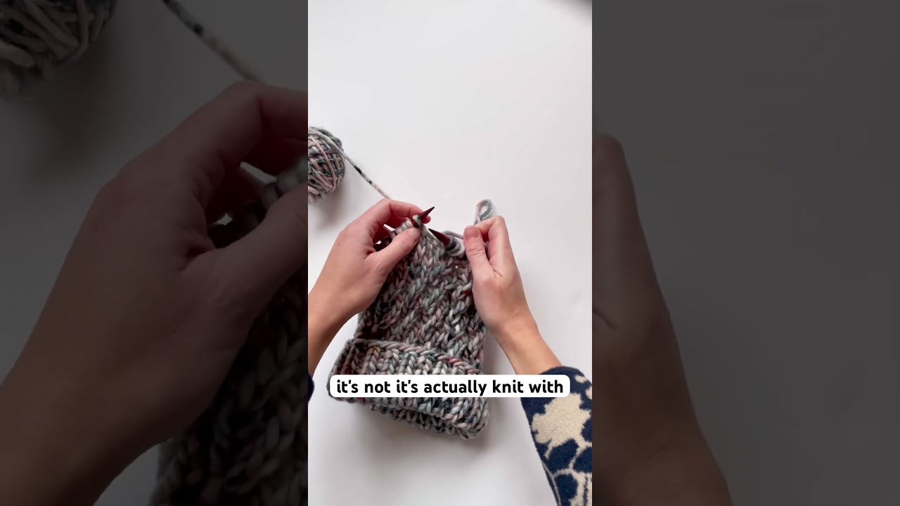 Quick and easy hat knitting pattern, the Spinnaker Beanie!