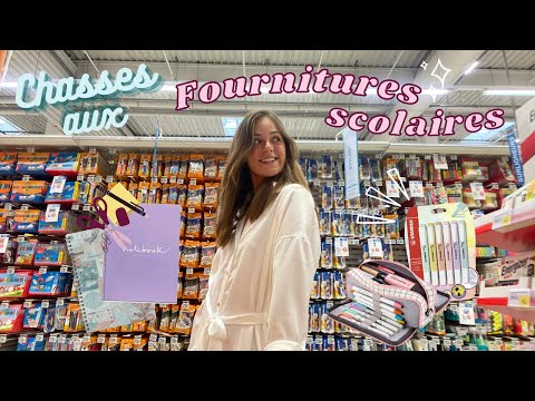 Chasse aux FOURNITURES SCOLAIRES 2022 ! Back to school *aesthetic et cute*