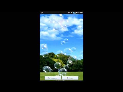 Soap bubble LiveWallpaper Video
