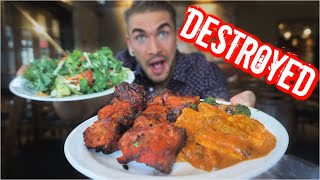 AMERICA'S BIGGEST INDIAN BUFFET VS PRO EATER | Indian Food Challenge | Butter Chicken, Curry, Masala