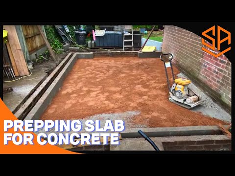 HOW TO CONCRETE A FLOOR ....ALWAYS CHECK THE HEIGHT...EXTENSION PART 3