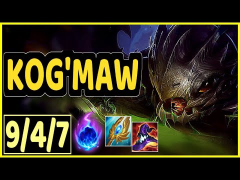 KOG'MAW VS YONE - 9/4/7 KDA MID GAMEPLAY