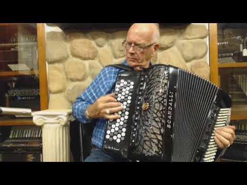 SCANAIRVICHBK - NEW Black Scandalli Air VI Chromatic Button Accordion C LMMH 77 120 $11999