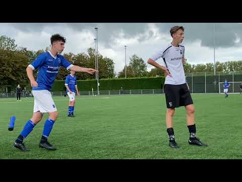 VV RIJSOORD JO17-1 tegen Rcd JO17-1.   23.09.2023