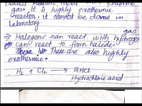PHYSICAL AND CHEMICAL PROPERTIES OF GROUP 7 HALOGENS AND GROUP 8 NOBLE GASES