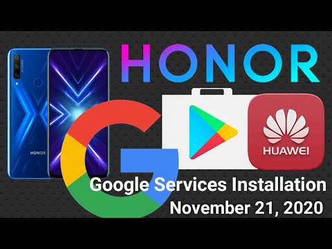 Honor 9X Pro GMS INSTALL I GOOGLE INSTALL I HUAWEI GOOGLE PLAY SERVICES INSTALLATION