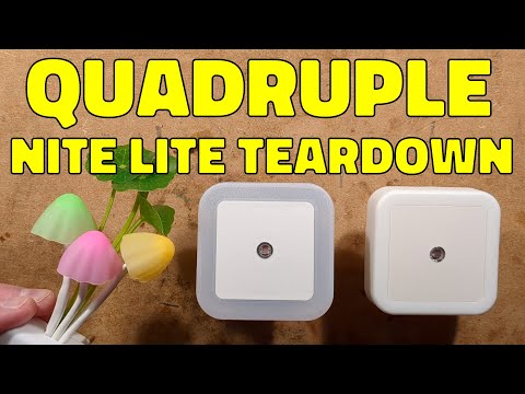 Quadruple night light teardown with a blast from past