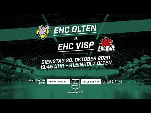 20.10.2020 EHC Olten - EHC Visp 4:2