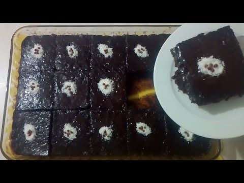 Nefis Bir Browni Tadında ISLAK KEK Tarifi  wet cake  nasser Kuchen  كعكة مبللة