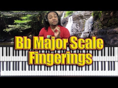 How To Play Bb Major Scale On Piano