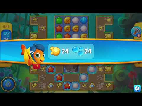 Fishdom 1846 Level - NO BooSTERS