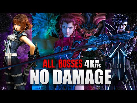 【4K60ᶠᵖˢ】DIRGE OF CERBERUS ALL BOSSES NO DAMAGE | FINAL FANTASY VII VINCENT VALENTINE with Cutscenes