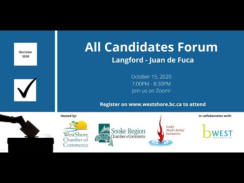 All Candidates Forum 2020: Langford - Juan de Fuca