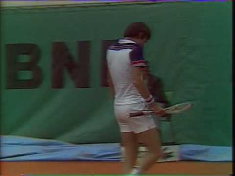 French Open 1980 3R - Jimmy Connors v Tonino Zugarelli