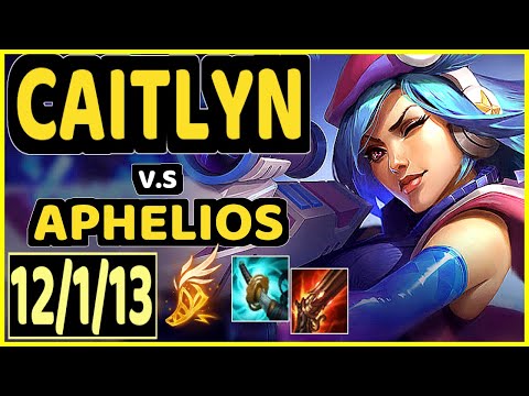 SNEAKY (CAITLYN) vs APHELIOS - 12/1/13 KDA BOTTOM ADC CHALLENGER GAMEPLAY - NA